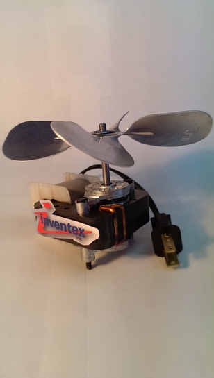 MOTOR C/W FAN BLADE                    *